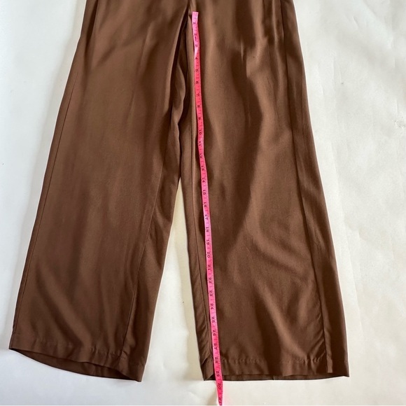 NWT Brown Old Navy High-Waisted Playa Wide-Leg Pants, SM - Picture 7 of 8